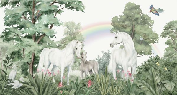 PHOTOWALL / Enchanted Unicorn Haven II (e94225)