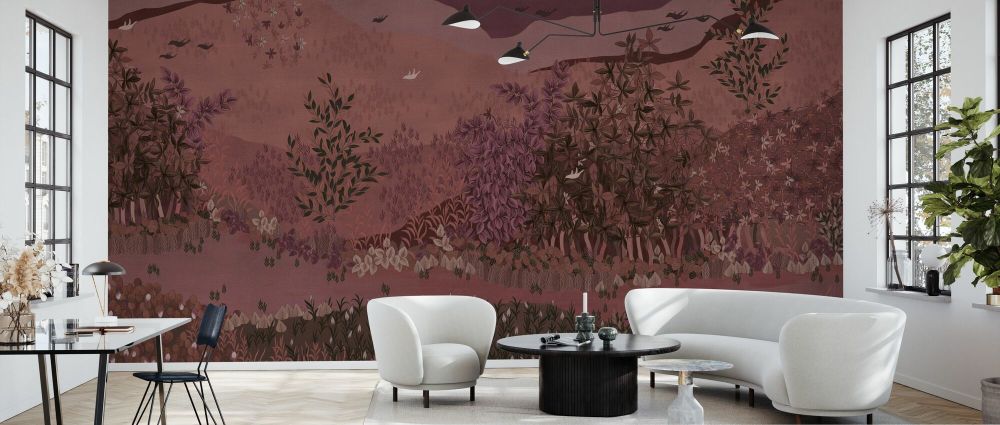 PHOTOWALL / Bracken - Antique Lily (e94258) | 輸入壁紙専門店 WALPA