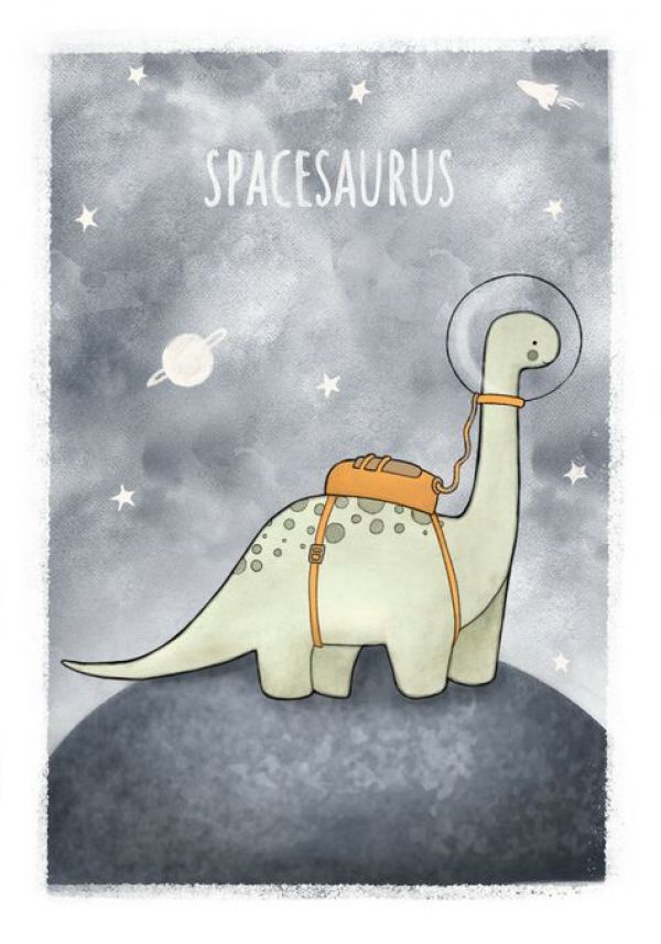 PHOTOWALL / Space Dinosaur (e94275)