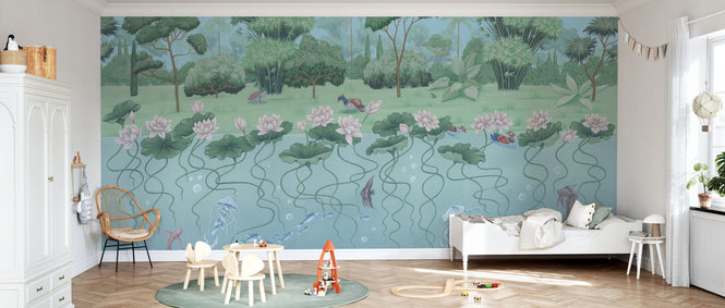 PHOTOWALL / Pond - Blue (e94322)