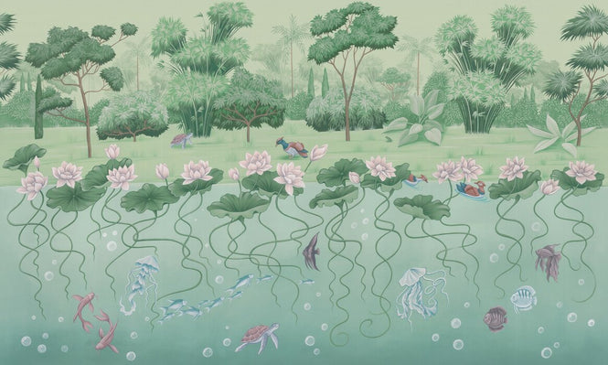 PHOTOWALL / Pond - Green (e94331)