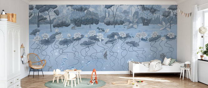 PHOTOWALL / Pond - Blue Tone (e94334)