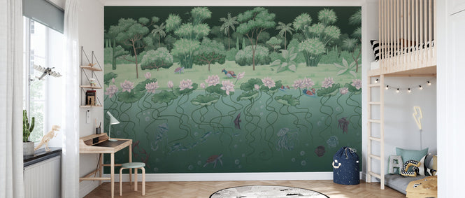 PHOTOWALL / Pond - Dark Green (e94337)