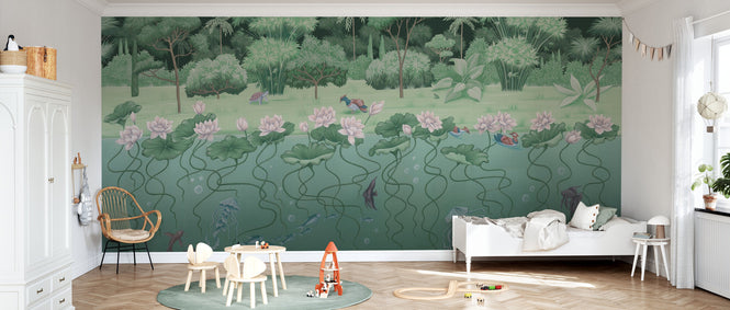 PHOTOWALL / Pond - Dark Green (e94337)