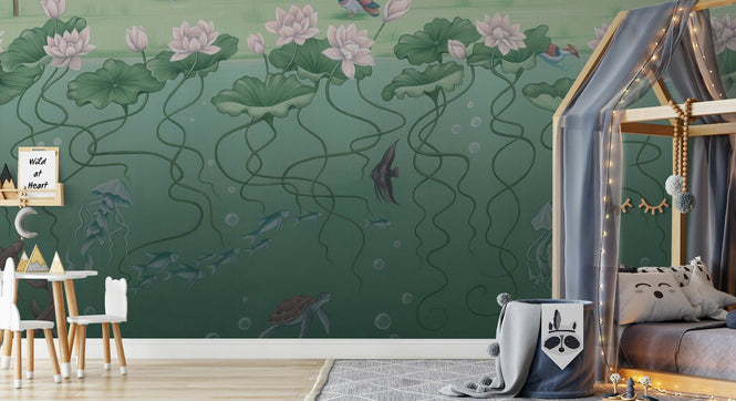 PHOTOWALL / Pond - Dark Green (e94337)