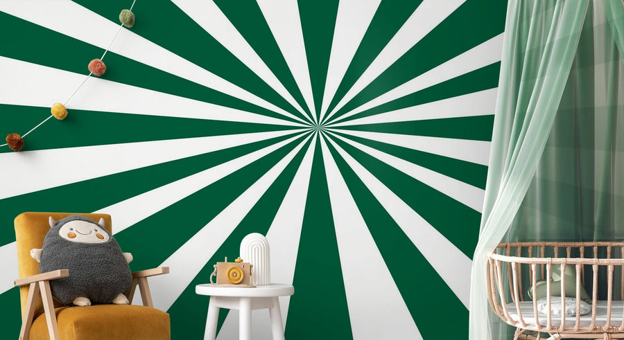 PHOTOWALL / Circus - Rectangle - Green Wall Mural (e94351)