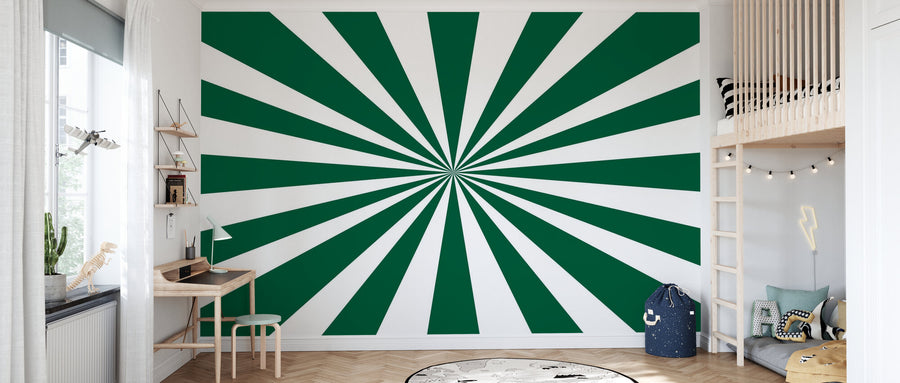 PHOTOWALL / Circus - Rectangle - Green Wall Mural (e94351)