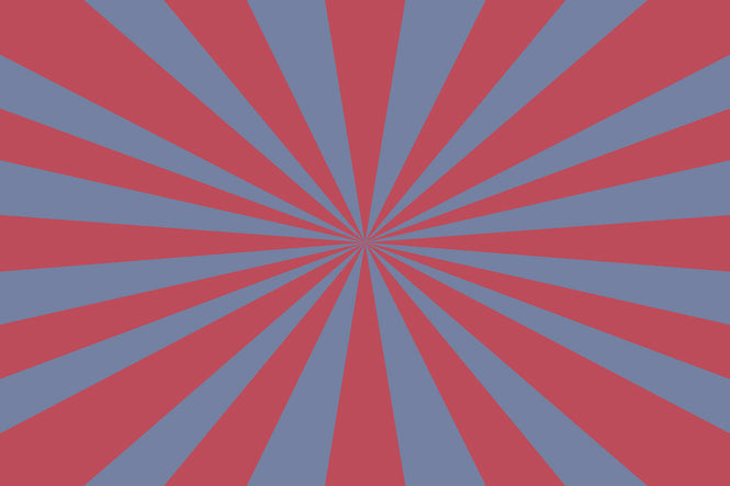 PHOTOWALL / Circus - Rectangle - Raspberry and Blue Wall Mural (e94361)