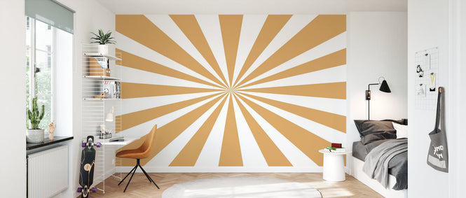 PHOTOWALL / Circus - Rectangle - Yellow Wall Mural (e94363)