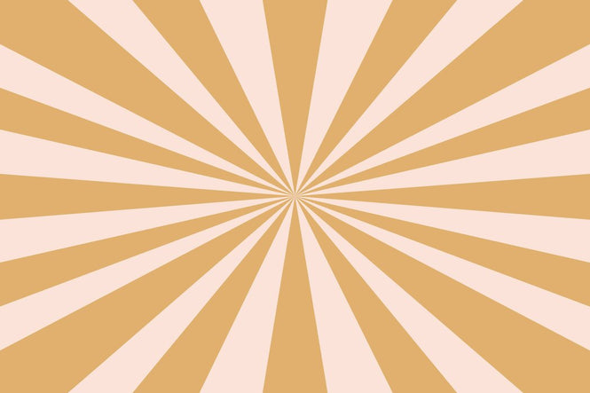 PHOTOWALL / Circus - Rectangle - Yellow and Light Pink Wall Mural (e94365)