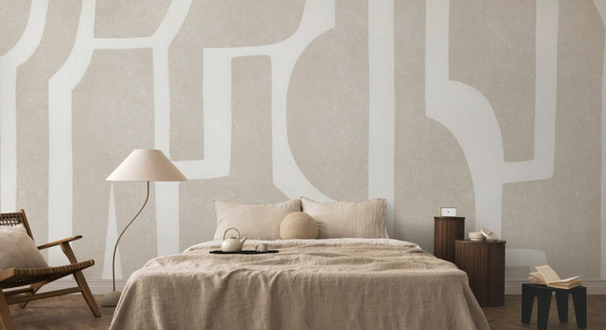 PHOTOWALL / Bold Contour - Beige (e94476)
