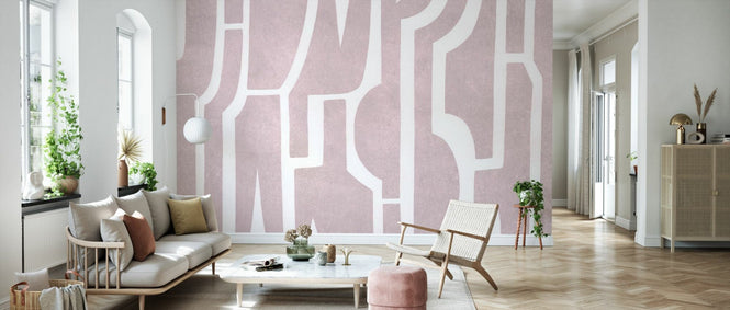 PHOTOWALL / Bold Contour - Pink (e94477)