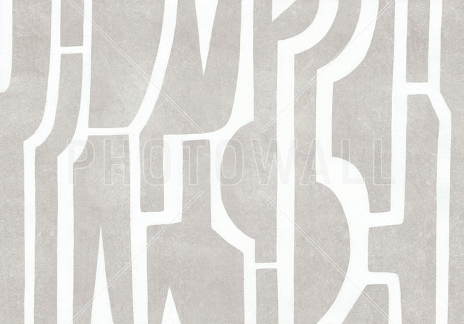 PHOTOWALL / Bold Contour - Grey (e94479)