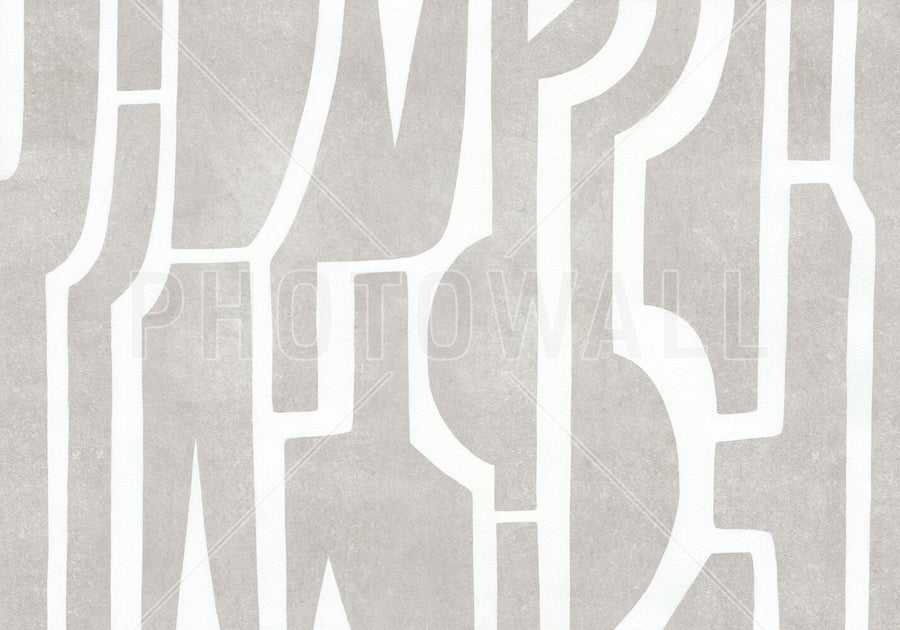 PHOTOWALL / Bold Contour - Grey (e94479)