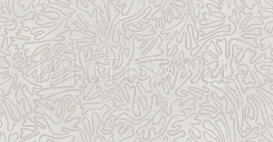 PHOTOWALL / Abstract Doodle Lines - Grey (e94630)