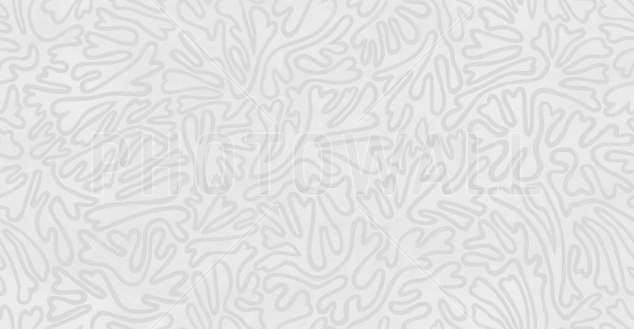 PHOTOWALL / Abstract Doodle Lines - Light Grey (e94635)