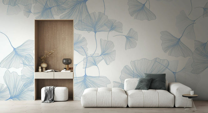 PHOTOWALL / Lamella - Blue (e94641)