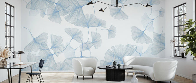 PHOTOWALL / Lamella - Blue (e94641)