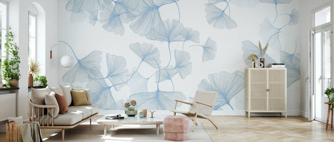 PHOTOWALL / Lamella - Blue (e94641)