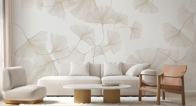 PHOTOWALL / Lamella - Beige (e94647)