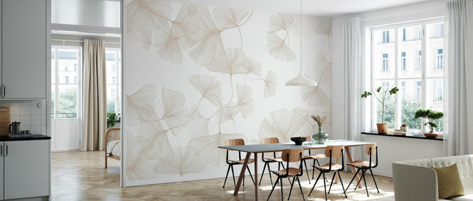 PHOTOWALL / Lamella - Beige (e94647)