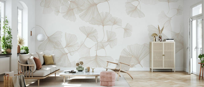 PHOTOWALL / Lamella - Beige (e94647)