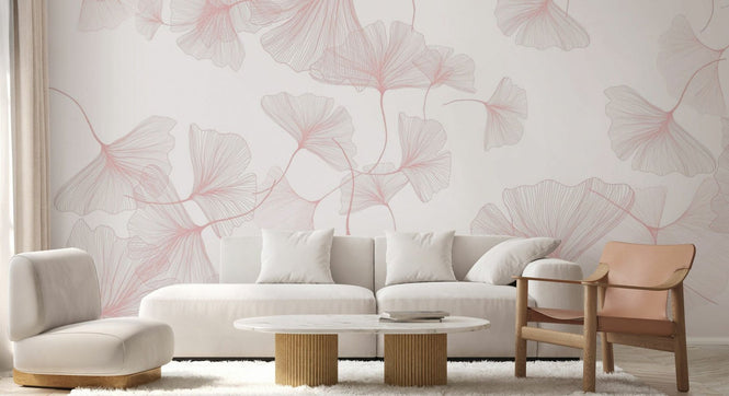 PHOTOWALL / Lamella - Pink (e94651)