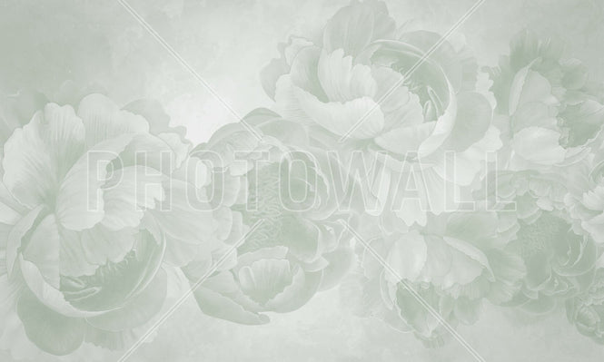 PHOTOWALL / Peony - Light Green (e94654)
