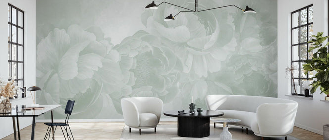 PHOTOWALL / Peony - Light Green (e94654)