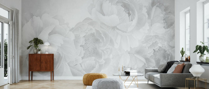 PHOTOWALL / Peony - BW (e94655)