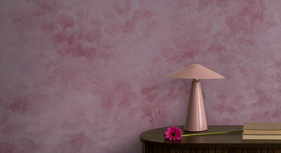 PHOTOWALL / Floral Flowers Background - Pink (e94671)