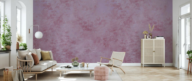 PHOTOWALL / Floral Flowers Background - Pink (e94671)