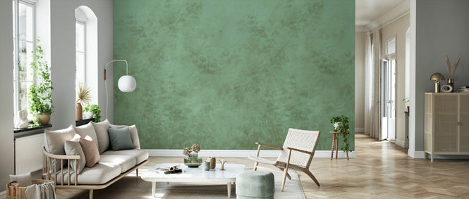 PHOTOWALL / Floral Flowers Background - Green (e94672)