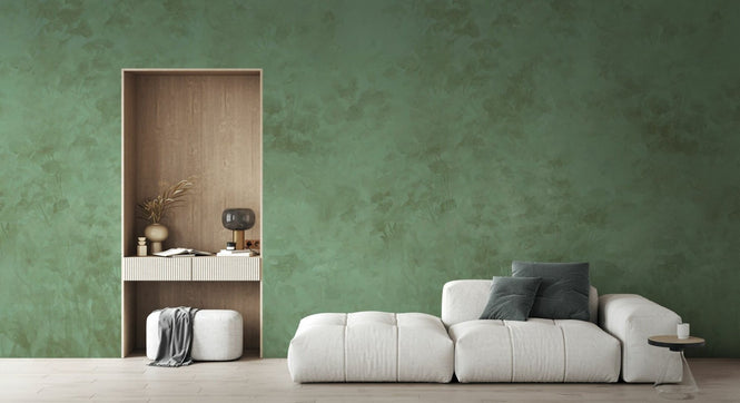 PHOTOWALL / Floral Flowers Background - Green (e94672)