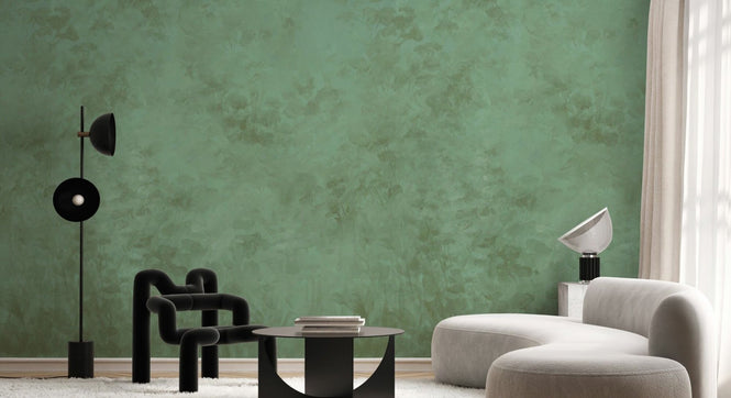 PHOTOWALL / Floral Flowers Background - Green (e94672)