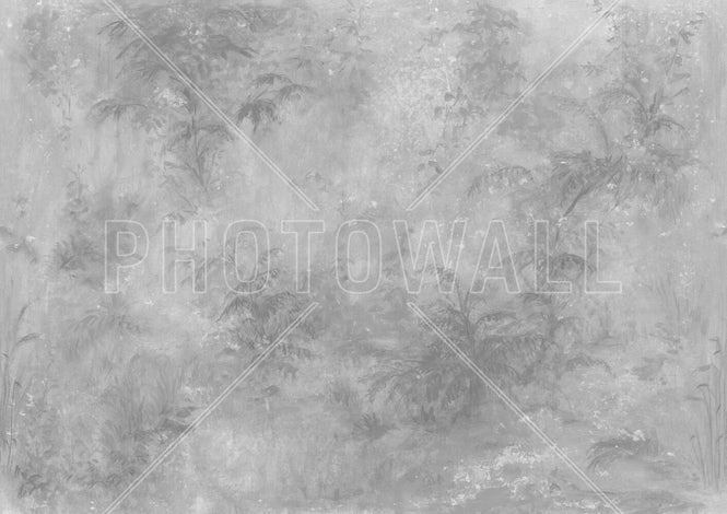 PHOTOWALL / Vivid Forest - Light Grey (e94677)