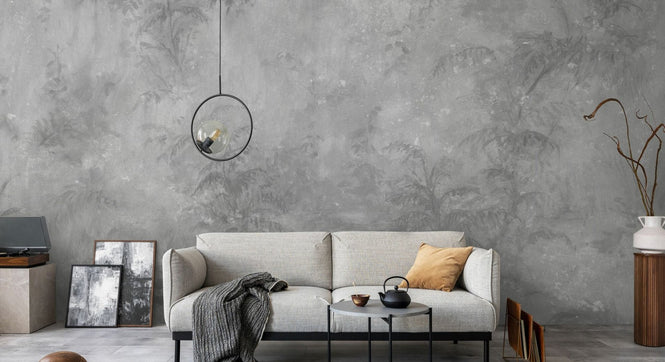 PHOTOWALL / Vivid Forest - Light Grey (e94677)