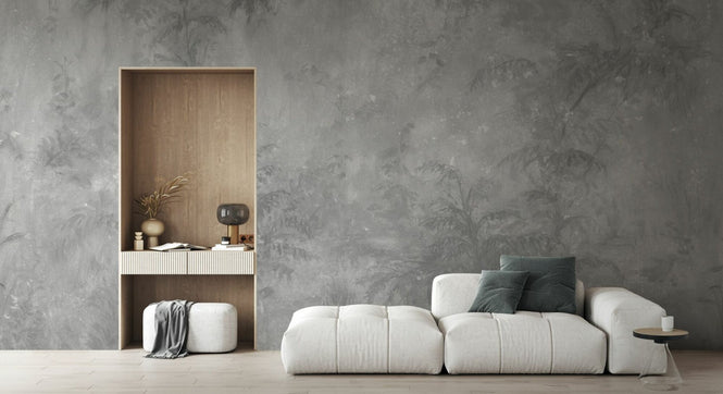 PHOTOWALL / Vivid Forest - Light Grey (e94677)