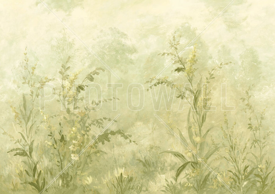 PHOTOWALL / Forest Lush Plants - Green (e94680)
