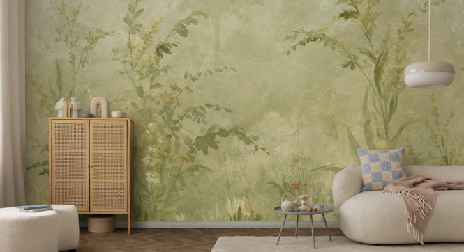 PHOTOWALL / Forest Lush Plants - Green (e94680)