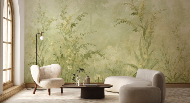 PHOTOWALL / Forest Lush Plants - Green (e94680)