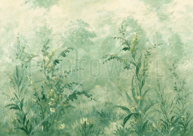 PHOTOWALL / Forest Lush Plants - Green II (e94683)