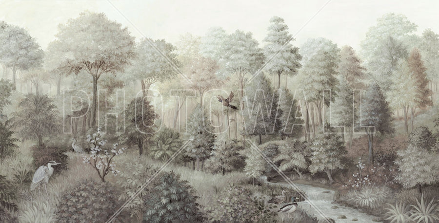 PHOTOWALL / Wildlife in Serene Forest II (e94690)