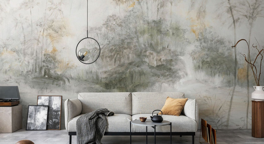 PHOTOWALL / Timeless Tropical Forest - Beige (e94691)