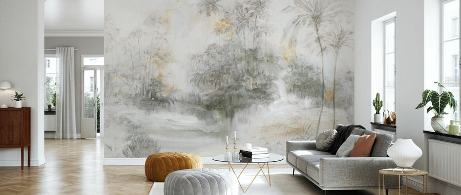PHOTOWALL / Timeless Tropical Forest - Beige (e94691)