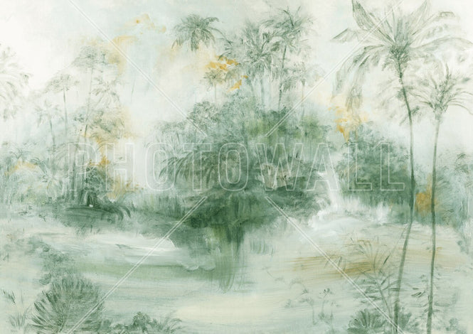 PHOTOWALL / Timeless Tropical Forest - Green (e94692)