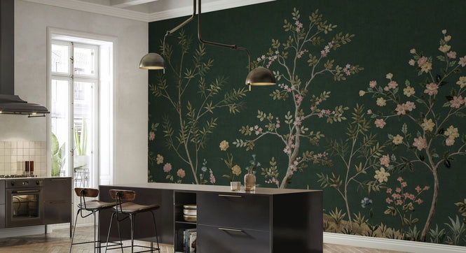 PHOTOWALL / Imperial Garden Plants - Green (e94696)