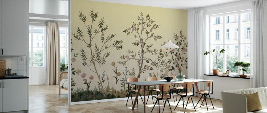 PHOTOWALL / Imperial Garden Plants - Beige (e94697)
