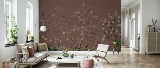 PHOTOWALL / Imperial Garden Plants - Brown (e94698)