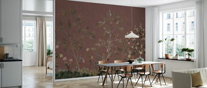 PHOTOWALL / Imperial Garden Plants - Brown (e94698)